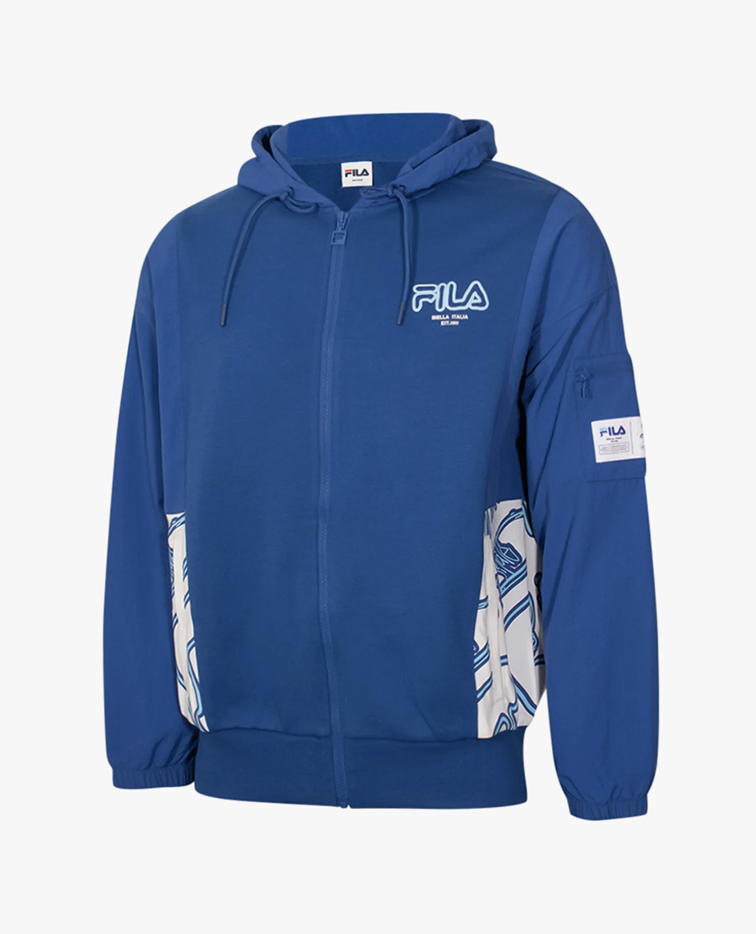 FILA - Unisex Knit Printed Hooded Jacket