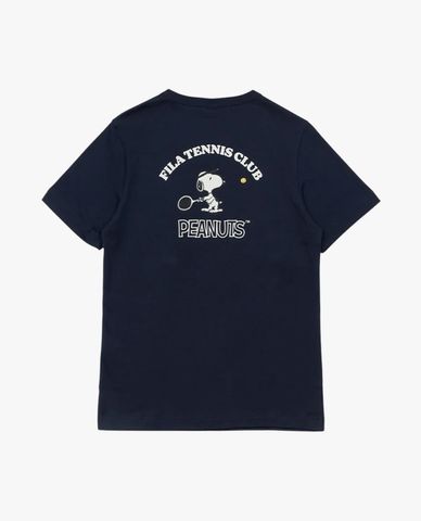  FILA - Unisex Peanut Regular Fit Graphic Crew Neck Short Sleeve T-Shirt 
