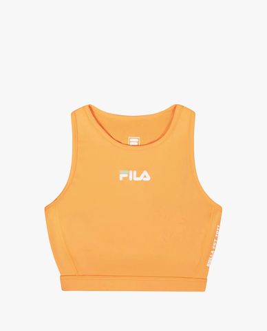  FILA - Women's Regular Small Logo Cropped Sports Bra 