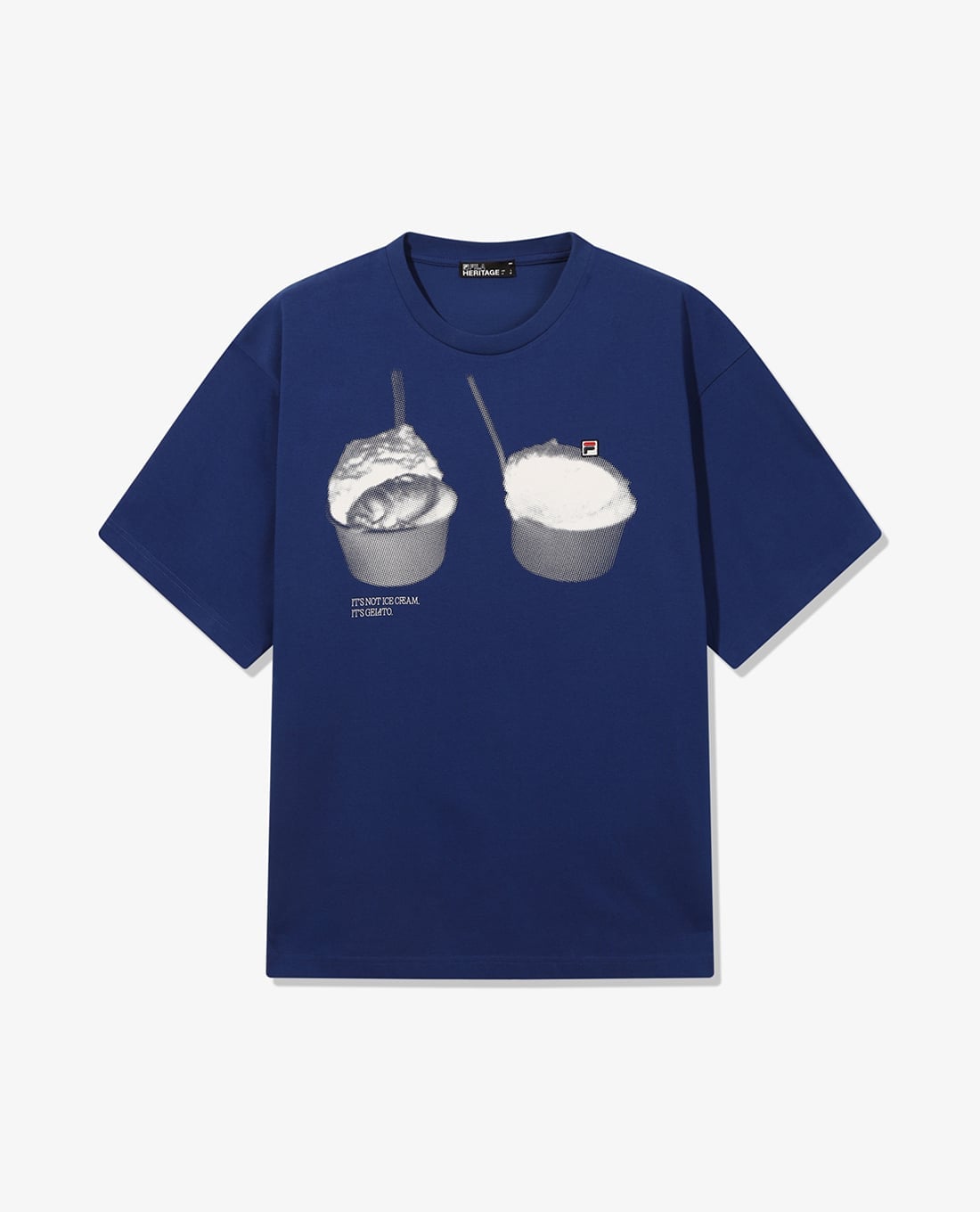 FILA - Unisex Big Graphic Round Neck T Shirt