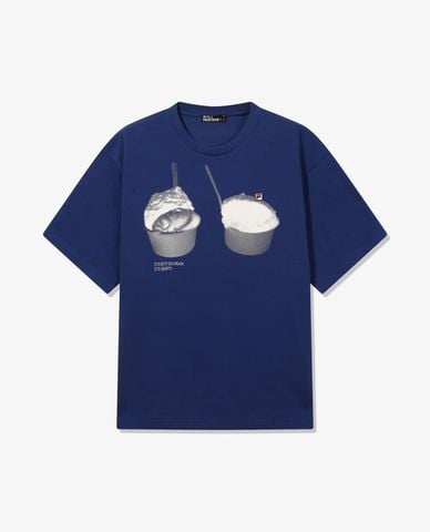  FILA - Unisex Big Graphic Round Neck T Shirt 