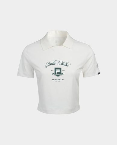  FILA - Women Origin Match Short Sleeve Fitted Polo Shirt 