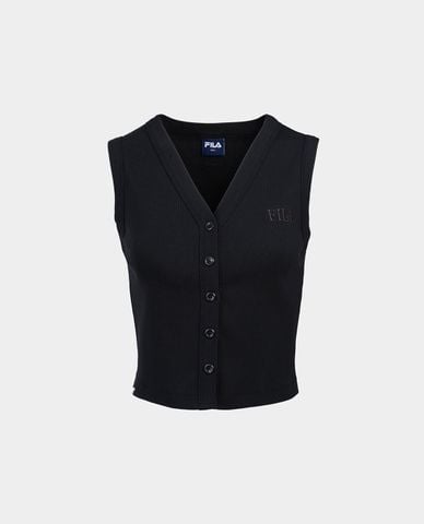  FILA - Women Origin Club V Neck Knit Waistcoat  Gilet 