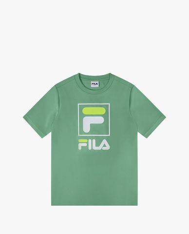  FILA - Unisex Heritage Regular Logo Short Sleeve T Shirt 