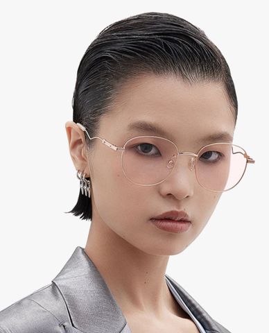  MUJOSH - Women's Slim Fashion Round Eyeglasses 