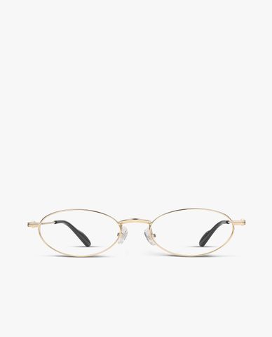  MUJOSH - Unisex Slim Feminine Oval Eyeglasses 