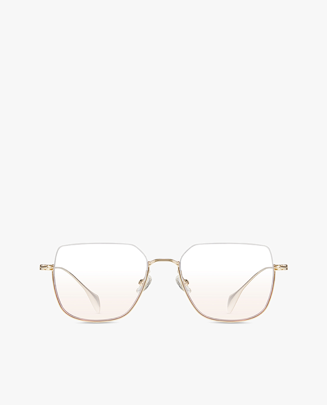 MUJOSH - Women's Elegant Color Block Geometric Sunglasses