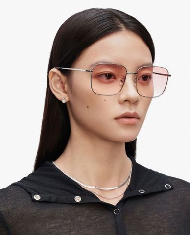  MUJOSH - Women's Modern Thin Frame Square Sunglasses 