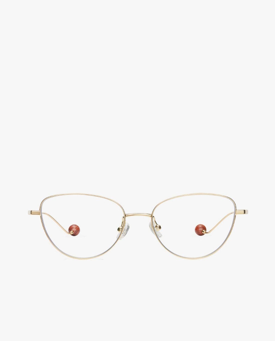 MUJOSH - Stylish Unisex Thin Cat-Eye Frame Glasses