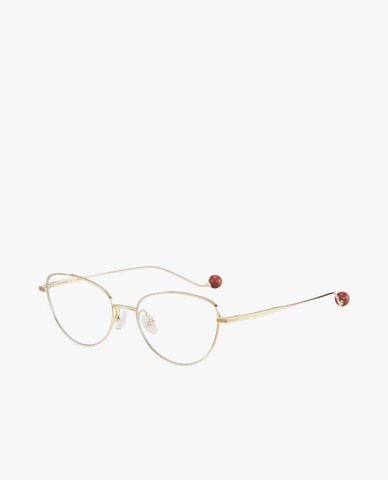  MUJOSH - Stylish Unisex Thin Cat-Eye Frame Glasses 