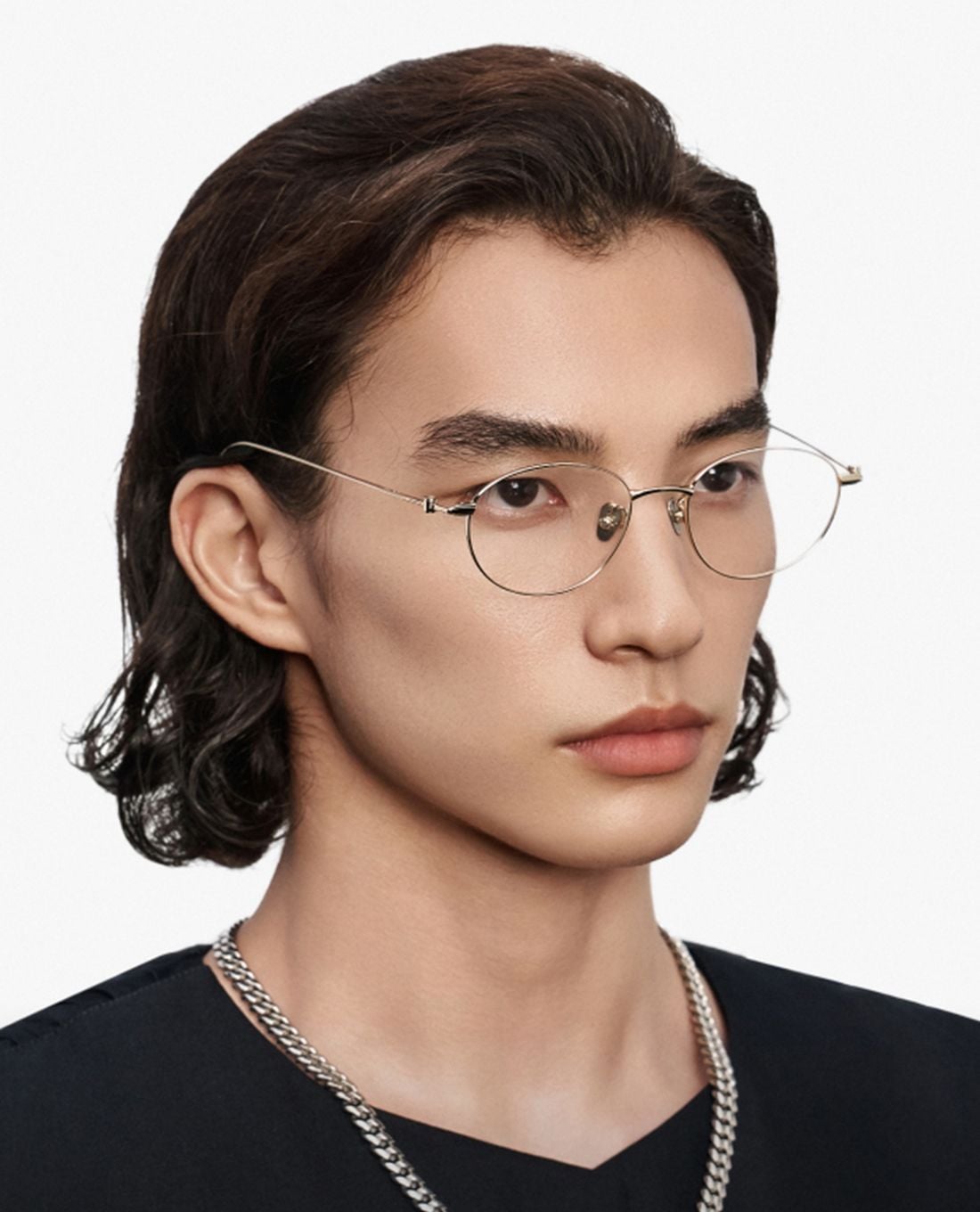 MUJOSH - Fashionable Thin Frame Unisex Round Glasses