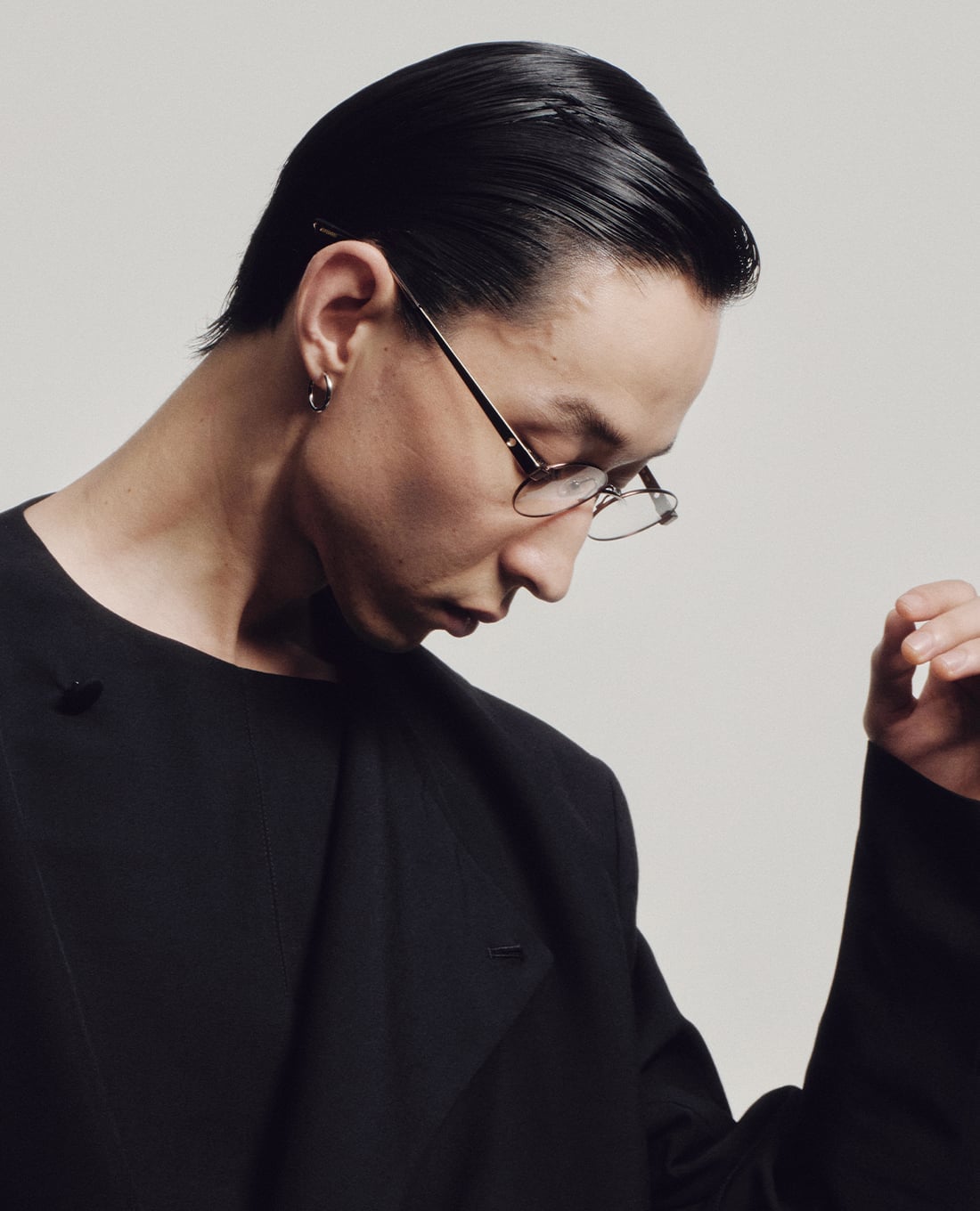MUJOSH - Unisex Slim Oval Glasses