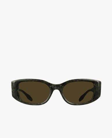  MUJOSH - Unisex Thick Rectangular Frame Sunglasses 