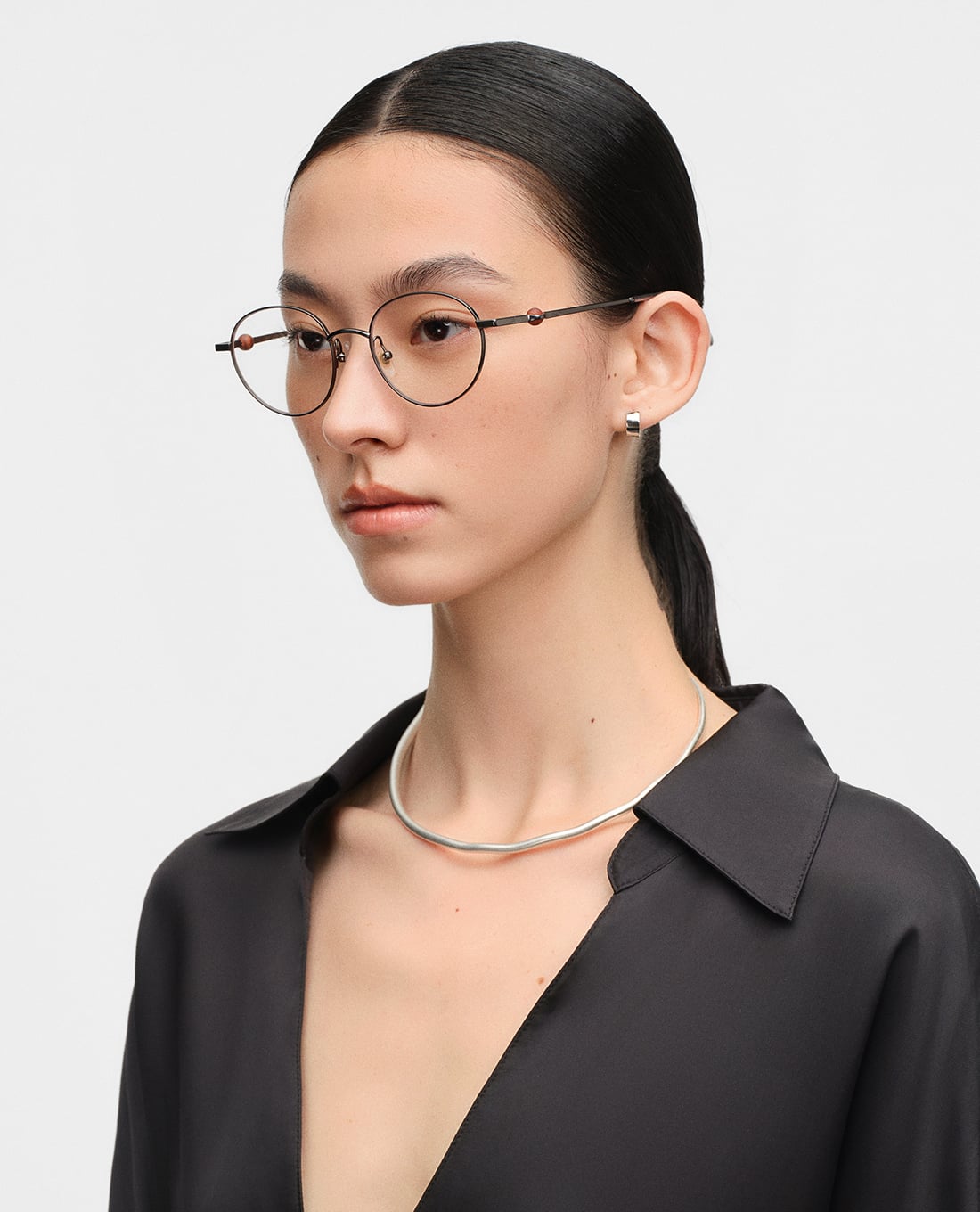 MUJOSH - Unisex Classic Oval Glasses