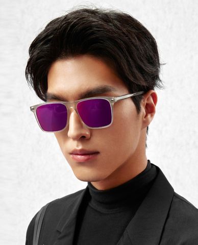 MUJOSH - Men's Fashion Slim Square Sunglasses 