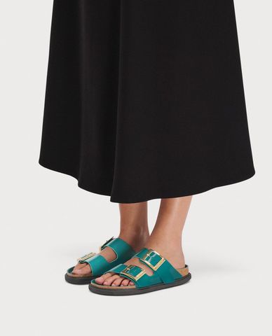  BIRKENSTOCK - Women Arizona Droplet Buckle Slides 