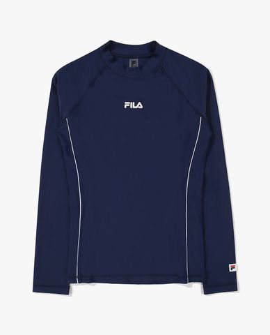  FILA - Women's Stand Collar Long Sleeve Rash Guard 