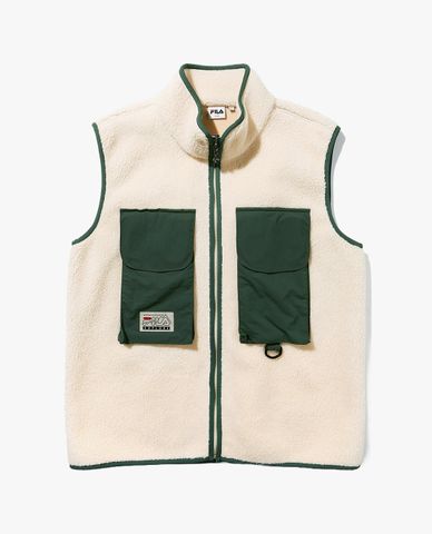  FILA - Unisex Explore Boa Stand Collar Fleece Jacket 