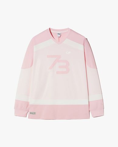  FILA - Women's Sweatshirt V Neck Mesh Jersey 