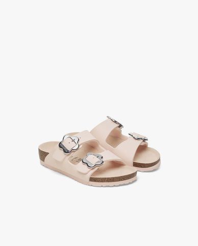  BIRKENSTOCK - Kids' Arizona Flower Slide Sandals 
