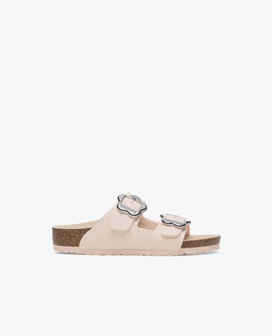  BIRKENSTOCK - Arizona Flower Kids Slides 