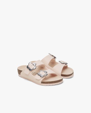  BIRKENSTOCK - Arizona Flower Kids Slides 