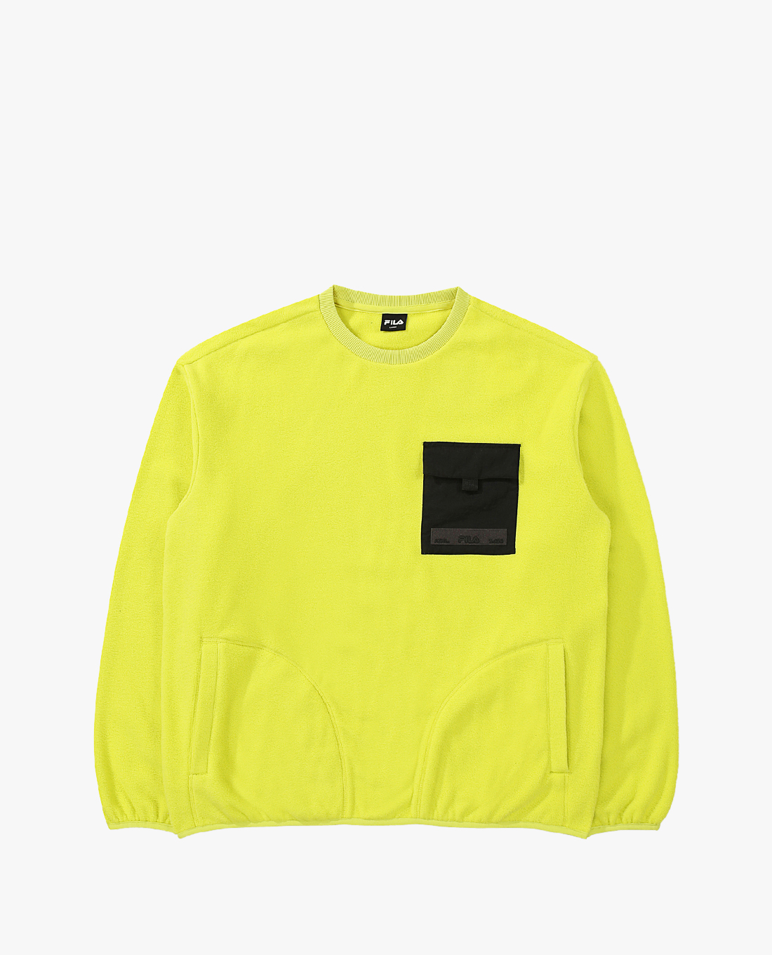 FILA - Unisex Fleece Pocket Long Sleeve Sweatshirt