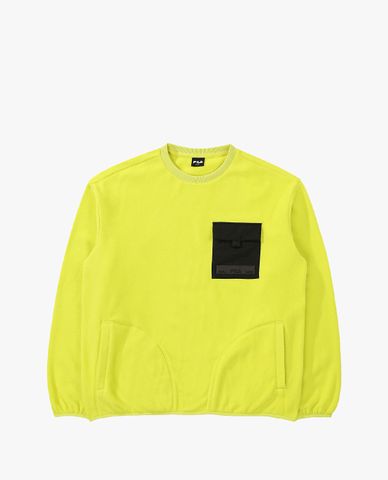 FILA - Unisex Fleece Pocket Long Sleeve Sweatshirt 