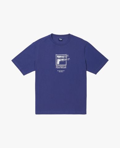  FILA - Unisex Crew Neck Short Sleeve Heritage Logo T Shirt 