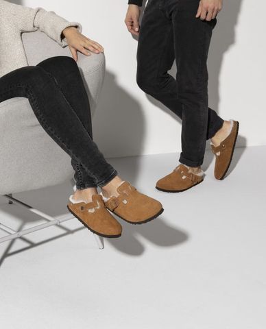  BIRKENSTOCK - Unisex Boston Shearling Clogs 