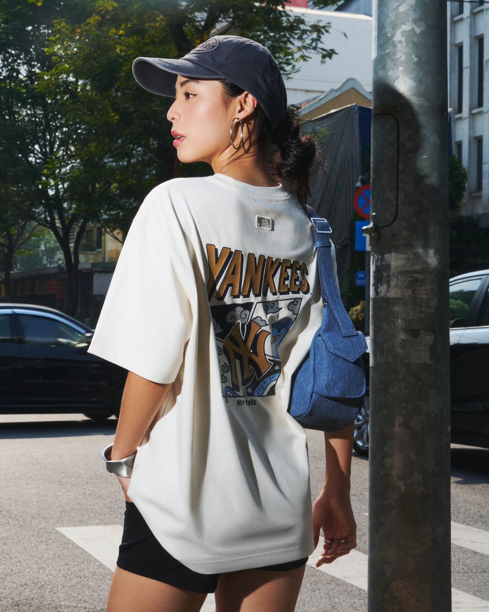 MLB - New Year Snake Cartoon Graphic T-shirt
