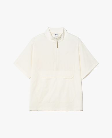  FILA - Unisex Short Sleeve Zip Hoodie 