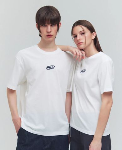  FILA - Unisex Heritage Saturn Short Sleeve Round Neck T-Shirt 