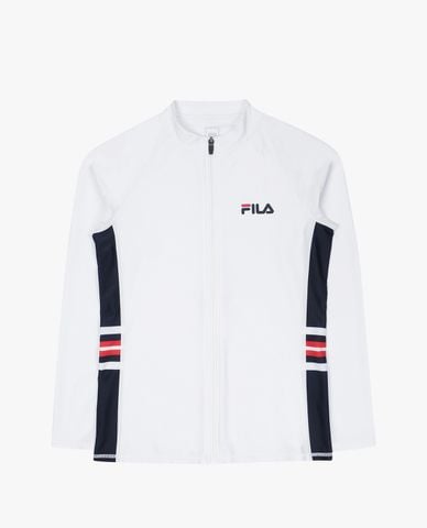  FILA - Men's Small Linear Zip Up Rash Guard 