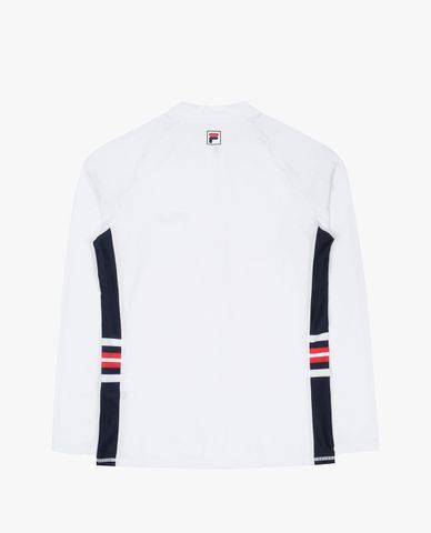 FILA - Men's Small Linear Zip Up Rash Guard 