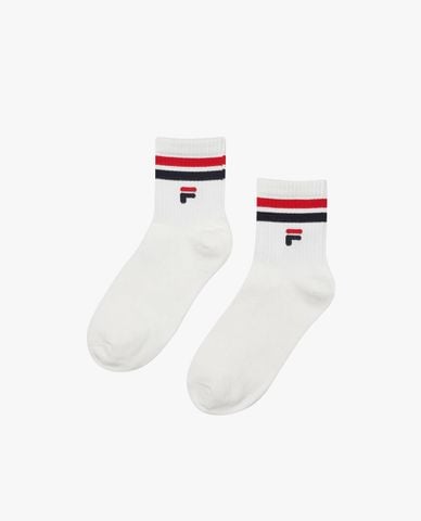  FILA - Unisex Socks High Cut Striped Modern 