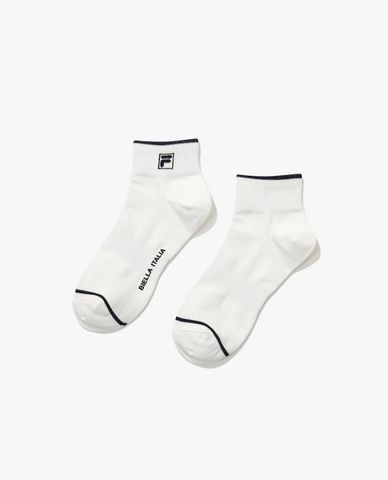  FILA - Unisex Socks Ankle F Logo Basic 