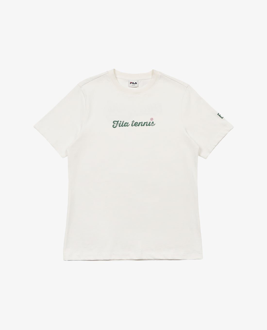 FILA - Unisex Round Neck Short Sleeve Tennis Heritage T Shirt