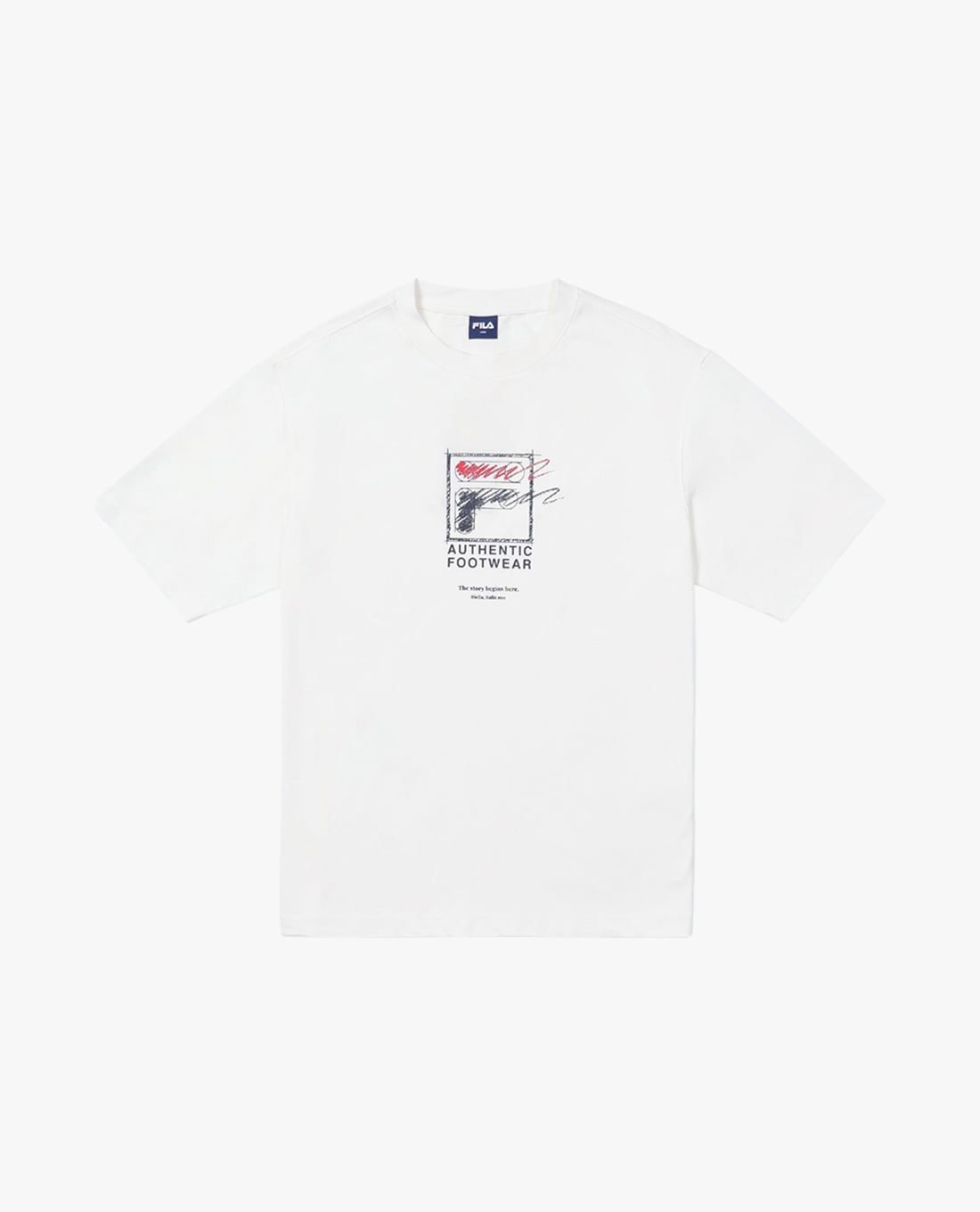 FILA - Unisex Crew Neck Short Sleeve Heritage Logo T Shirt