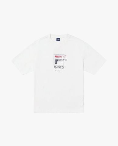  FILA - Unisex Crew Neck Short Sleeve Heritage Logo T Shirt 