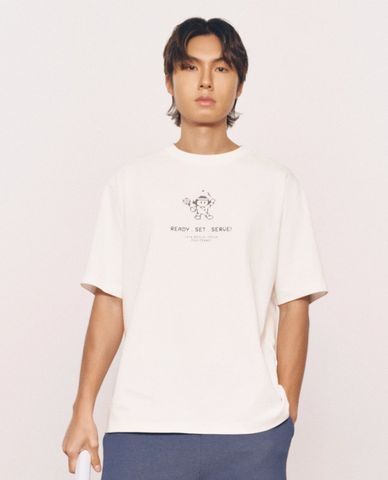  FILA - Unisex Tennis Club Logo T Shirt 