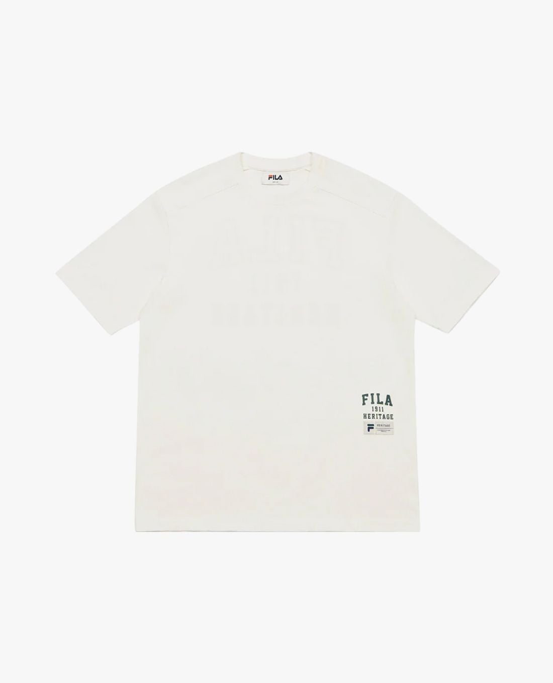 FILA - Unisex New Original Logo Short-Sleeve Round Neck T-Shirt