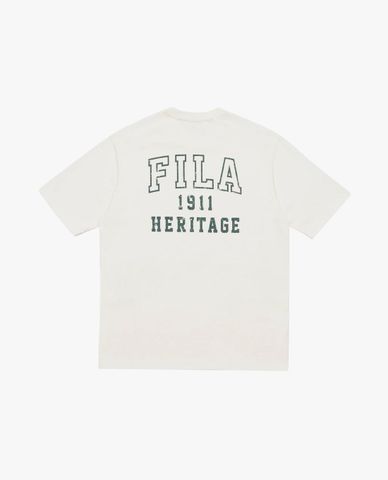  FILA - Unisex New Original Logo Short-Sleeve Round Neck T-Shirt 