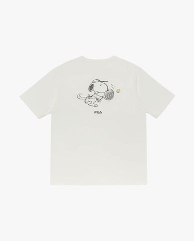  FILA - Peanut Loose Fit Graphic Unisex Crewneck Short-Sleeve T-shirt 