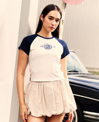  FILA - Women's Heritage Cropped T Shirt 