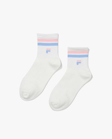  FILA - Unisex Socks High Cut Striped Modern 