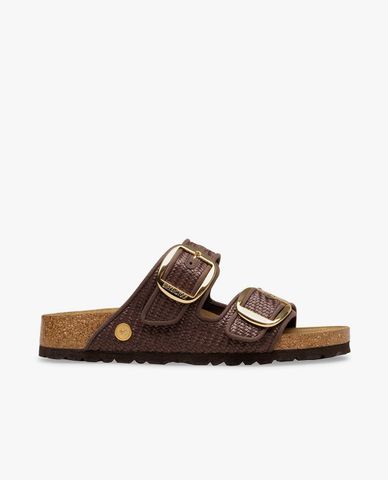 BIRKENSTOCK - Women Arizona Big Buckle Raffia Slides 