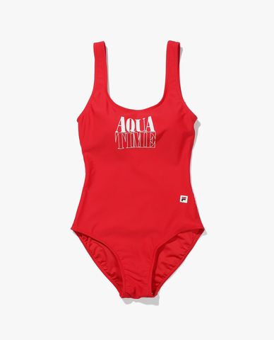  FILA - Women's Essential Square Neck One Piece Swimsuit 