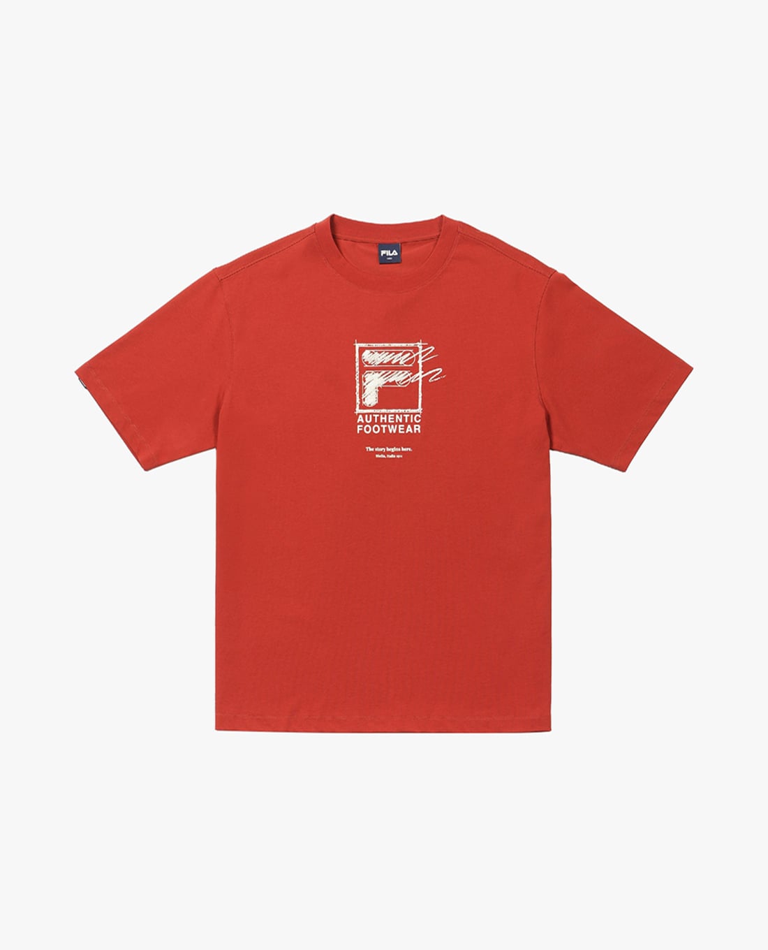 FILA - Unisex Crew Neck Short Sleeve Heritage Logo T Shirt