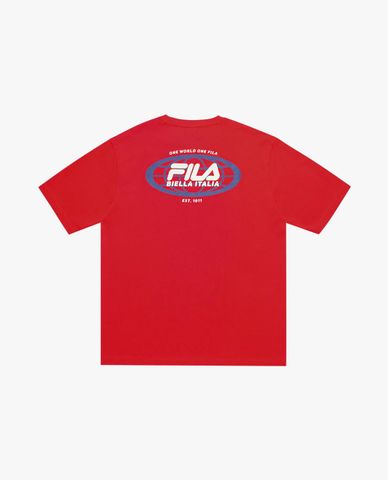  FILA - Dna Comfort Unisex Short-Sleeve Round-Neck T-Shirt 